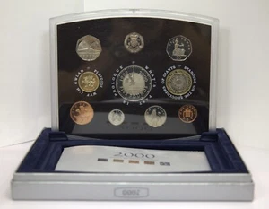 Great Britain 2000 Millennium Proof Coin Set With Case & C.O.A. - Picture 1 of 5