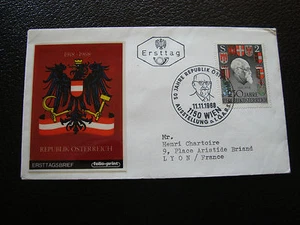 AUTRICHE - enveloppe 1er jour 11/11/1968 (cy17) austria  - Picture 1 of 1