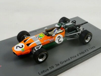 Spark Lotus 59 #2 Jochen Rindt Grand Prix d'Albi F2 1969 1/43 SF186 - Immagine 1 di 3