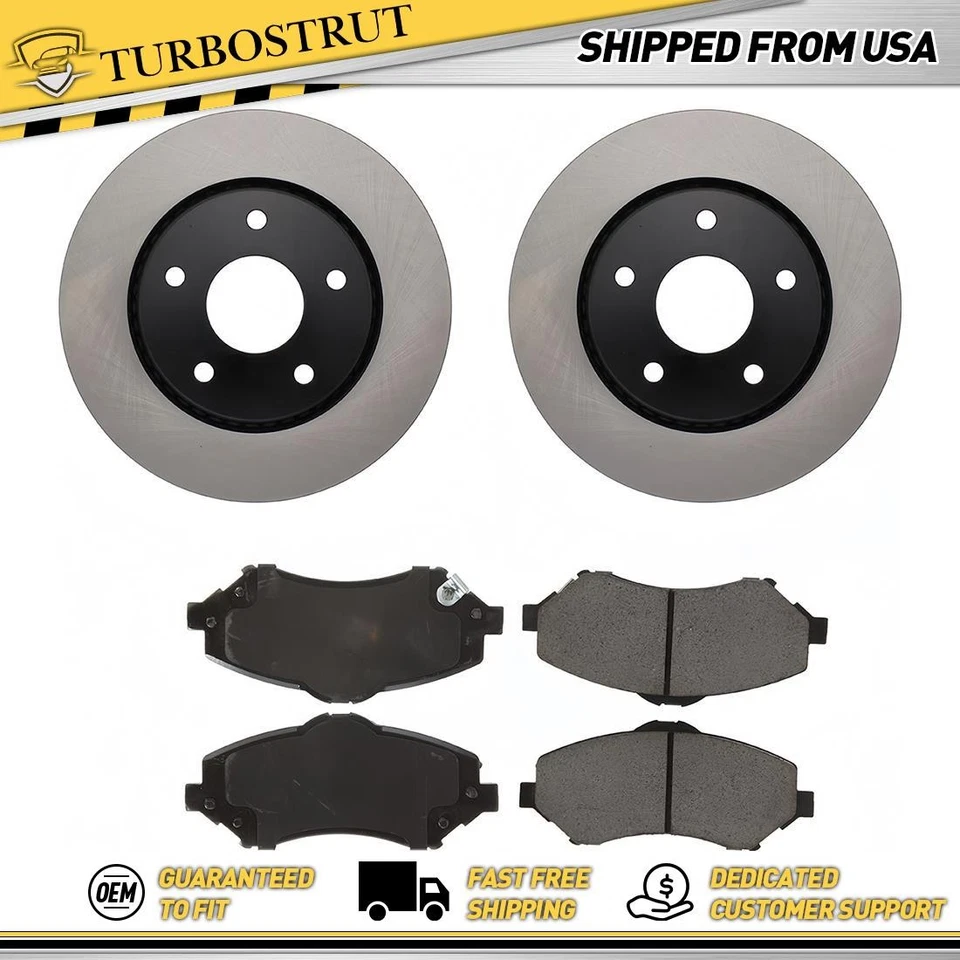 Kit de pastillas de freno delanteras OE para Chrysler Town & Country 2008-2010 3,3 L Foto 1 de 2