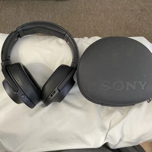 Sony Wireless Noise Canceling Headphones Model MDR-100ABN- Black - Picture 1 of 11