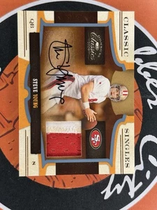STEVE YOUNG-2009 Donruss Classic /25  2-COLOR PATCH/JERSEY/AUTO/AUTO Game used - Picture 1 of 2