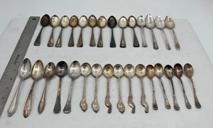 30 verschiedene versilberte 5 O'Clock Teelöffel - Lot#199 - Bild 1 von 3