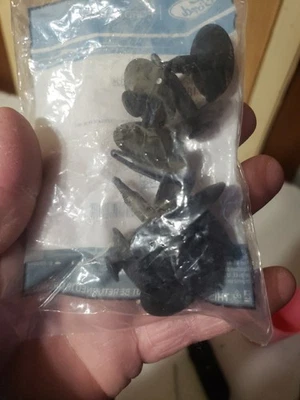 Ford E-150 1980-1991 mira protector remache retenedor 10 piezas nuevo fabricante de equipos originales N804837-S Foto 1 de 2