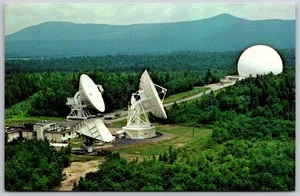 Andover Earth Station Satellite Communication Postcard Maine COMSAT - Picture 1 of 2