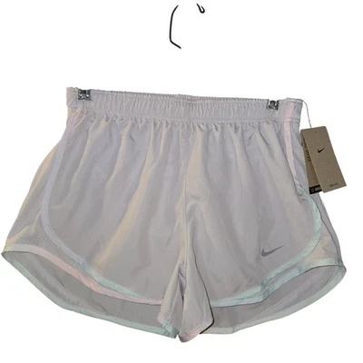Nike Womens Dri-Fit Running Shorts Small CU8890-511 Pastel Trim Lilac Lined NWT - Image 1 of 4