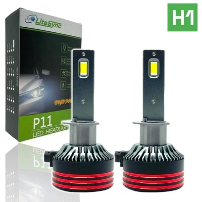 LiteSync H1 LED Headlight Bulbs 13000LM 12v For Audi S6 1994-1997 - Image 1 of 4