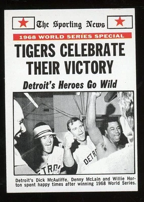 1969 Topps #169 1968 Serie Mundial Records Tigers Foto 1 de 2