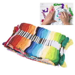 150 Colors Embroidery Floss Kit Polyester 6 Strand Embroidery Thread Cross - Picture 1 of 12