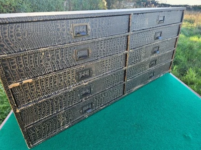 vintage east light nest of drawers collectors cabinet - Image 1 of 4