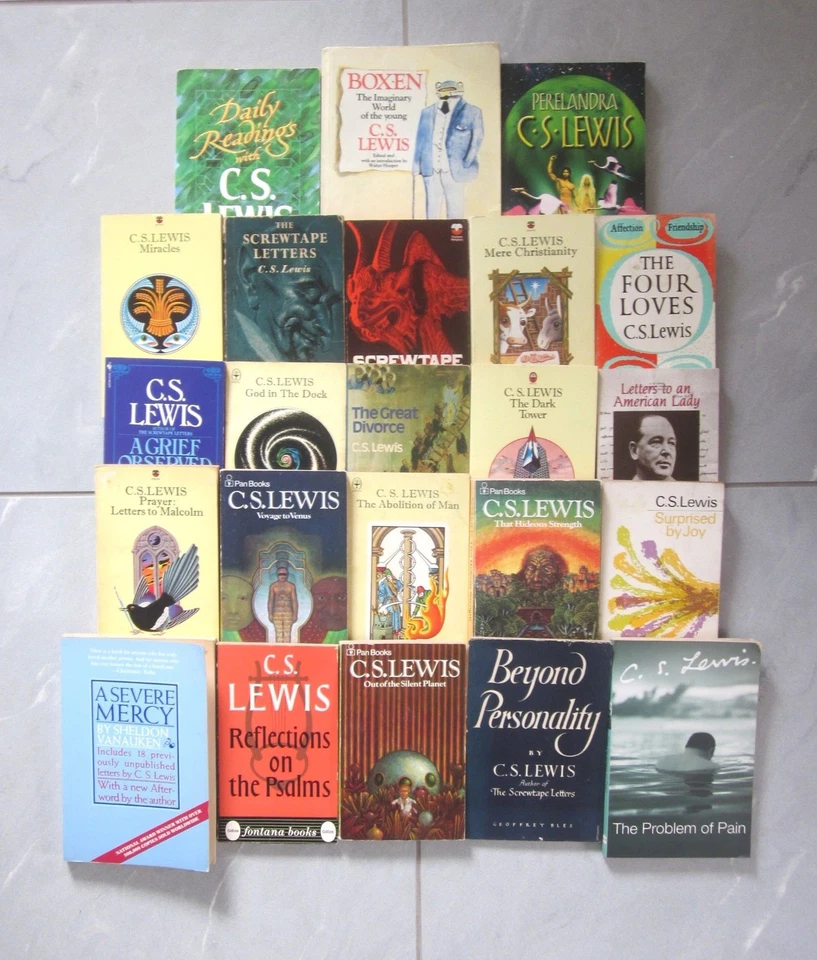 C.S. Lewis / Sheldon Vanauken   23 BOOKS Fiction / Non-Fiction PB ~ YOU CHOOSE - image 1 of 1