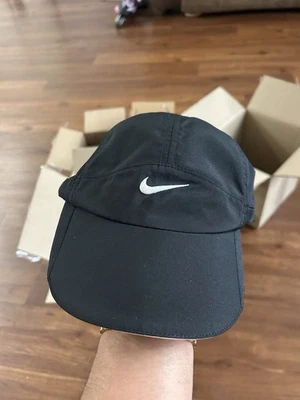 Nike Dri-Fit AW84 Charcoal Micro Pinstripe Strap Back Hat Adjustable Cap - Image 1 of 4