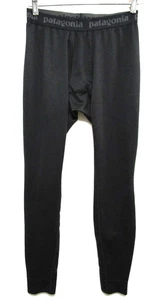 Patagonia Capilene Midweight Black Base Layer Bottoms Men Sz M - Picture 1 of 11