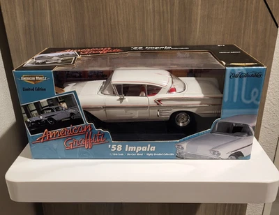 58 Impala American Grafitti 1:18 Scale AMERICAN MUSCLE ERTL Die Cast NEW MIB - Image 1 of 4