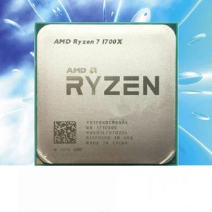 AMD Ryzen 7 1700X R7-1700X CPU Processor-3.4 GHz 8-core Socket AM4 Desktop- - Picture 1 of 1