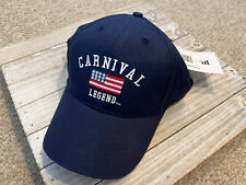 New With Tags Carnival Cruise Line Legend CREW Adjustable Cap Hat OSFA