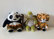 Kung Fu Panda Plush Soft Toy Bundle Tigress Po & Master Oogway Tortoise Tiger
