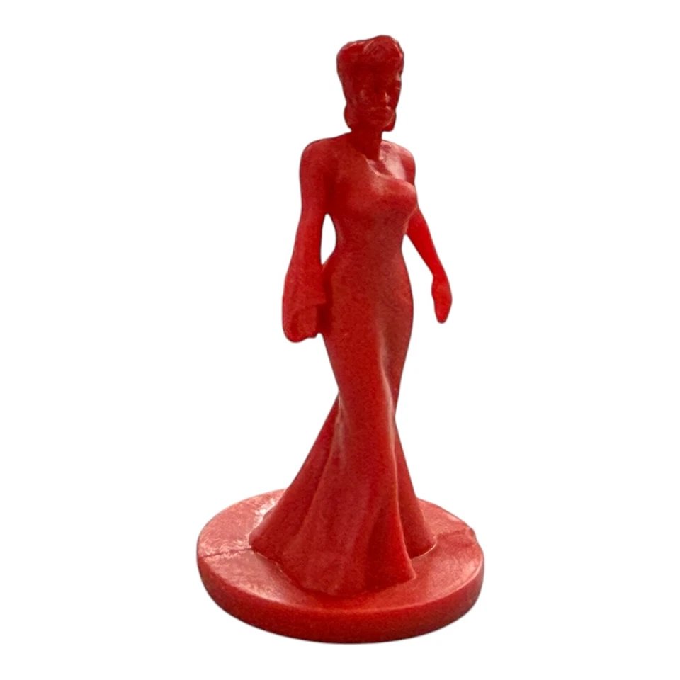 Clue Miss Scarlet Red Pawn Mover Token Game Replacement by Hasbro 2024 - Image 1 of 1