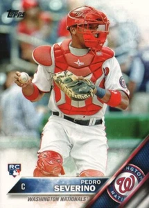 2016 Topps Baseball #420 - Pedro Severino RC - Washington Nationals 16-806 - Picture 1 of 2