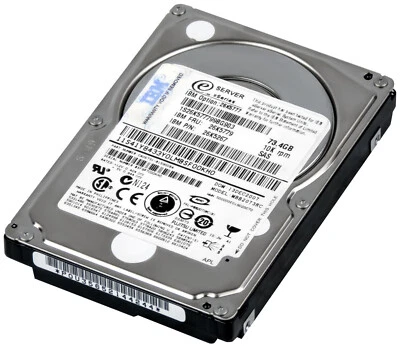 Hard Drive IBM 26K5779 26K5267 MBB2073RC 73GB 10K 16MB SAS 2.5'' - Image 1 of 3