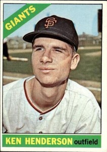 KEN HENDERSON 1966 Topps #39 BUY ANY 2 ITEMS FOR 50% OFF   B211R2S14P1