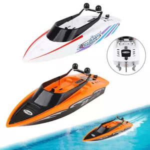 Twin Motor Racing Speed Boat RC with Remote Control Kids Swimming Toy Gifts New - Picture 1 of 16