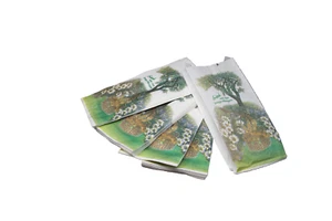 Bäckerfaltenbeutel / Bäckertüten / Faltenbeutel mit Druck 12 + 6 x 26 cm, 35gr. - Bild 1 von 2