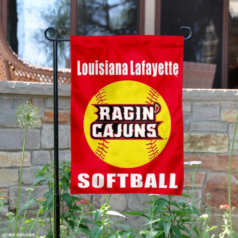 UL Lafayette Ragin Cajuns Softball Garden Flag and Yard Banner Cover