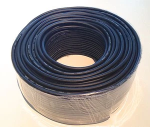 Rollo 100m Cable Micrófono Profesional DMX Cable OFC Cobre Negro 6,5mm - Imagen 1 de 2