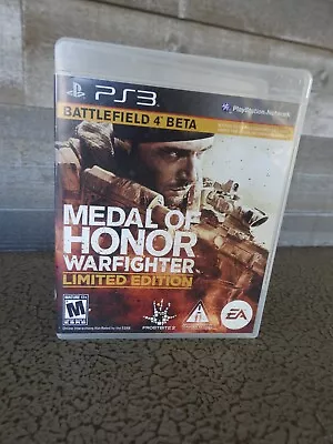 Playstation 3 Video Game Medal of Honor Warfighter Ltd. edition w/manual - Image 1 of 4