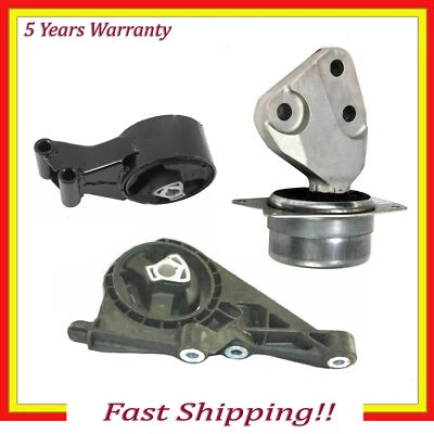 MotorKing Auto Transmission Mount For 2012-2014 Buick Lacrosse 2.4L L4 Set 3PCS - Image 1 of 4