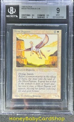 MTG Limited Edition Alpha 1993 Mesa Pegasus BGS 9.0 MINT Old School 93/94 - Image 1 of 4