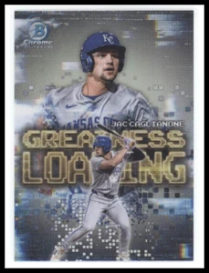 2025 Bowman Jac Caglianone Greatness Loading Kansas City Royals #GL-21 - Picture 1 of 3