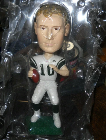 CHAD PENNINGTON NEW YORK JETS bobble head CERAMIC WHITE JERSEY JETS Cover