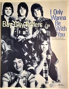 I Only Wanna Be With You by Bay City Rollers (1975) - Sheet Music - Picture 1 of 3