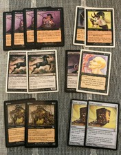 118x Magic The Gathering Cards Black Discard Sengir Tutor Premodern Deck Swamp