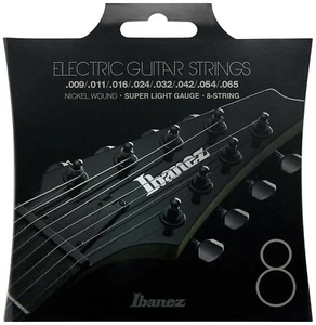 Ibanez IEGS8 8-String Electric Guitars Strings - Super Light Gauge - Picture 1 of 3