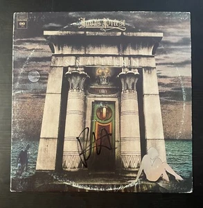 Judas Priest Sin After Sin LP firmado por Rob Halford vinilo autografiado - Imagen 1 de 2