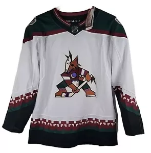 NWT Adidas Arizona Coyotes Hockey Jersey Sz 44 XS Kachina Blank Away White OOP - Picture 1 of 11