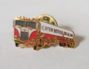 Clayton Bottled Gas Co. Delivery Semi Truck Lapel/Hat Pin - Picture 1 of 5