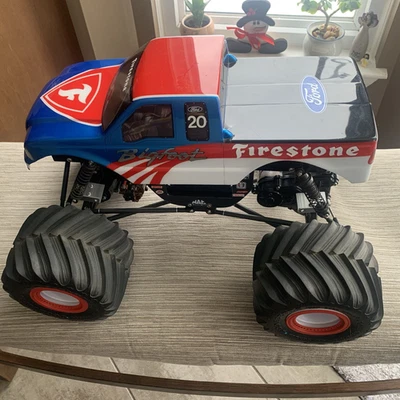 Monster Truck Clodzilla 2 Tamiya Clodbuster Clod RTR 1/10 aluminio fibra de carbono Foto 1 de 4