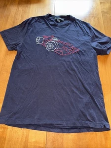 T-shirt French Connection Formula 1 ricamata racing taglia L blu navy - Foto 1 di 5