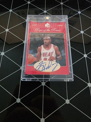 1997-98 SP AUTÉNTICO SIGNO DE LOS TIEMPOS #TH - TIM HARDAWAY Foto 1 de 2