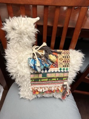 Almohada Anthropology Llama Alpaca Estilo Boho ¡Linda! Foto 1 de 4