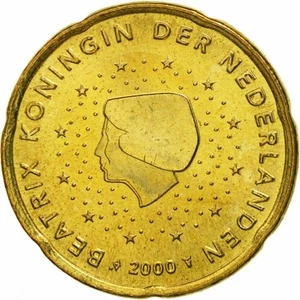 Seltene 20 Cent Münze Königin Beatrix Niederlande Netherland 2000 Wertvoll - Bild 1 von 2