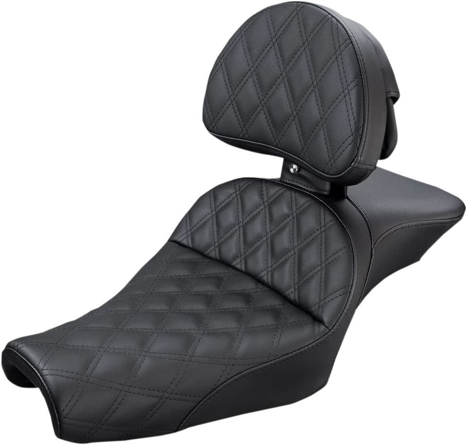 Saddlemen Explorer Lattice Seat & Backrest for 2004-2022 Harley Sportster XL - Image 1 of 1