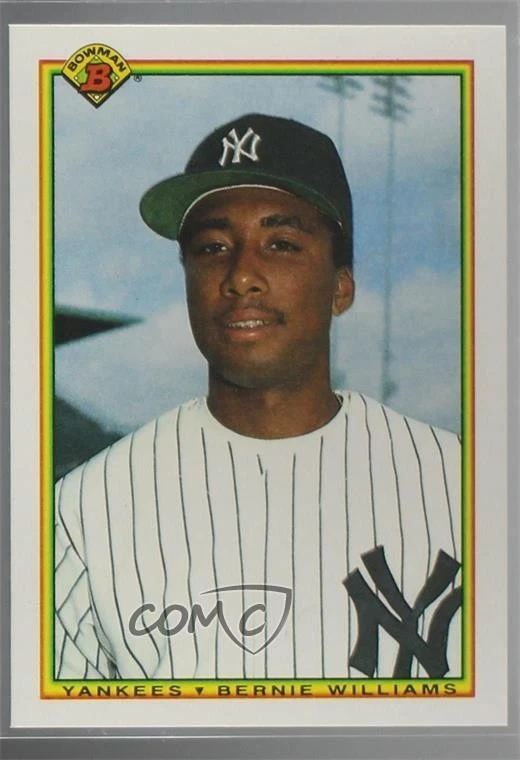 1990 Bowman Wrong Backs ( Back) Bernie Williams Willie Smith #425 Rookie RC - Image 1 of 2