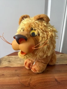 Vtg 1962 Larry the Talking Plush Lion Toy Yacker by Mattel Pull String Works VGC - Picture 1 of 11