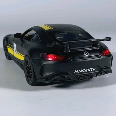1:32 Mercedes-Benz AMG GTR 2016 Diecast Alloy Model Car - Sound Light Pull-Back - Image 1 of 4