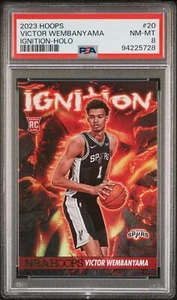 Victor Wembanyama 2023 Panini NBA Hoops Ignition #20 Rookie PSA 8 - Picture 1 of 2